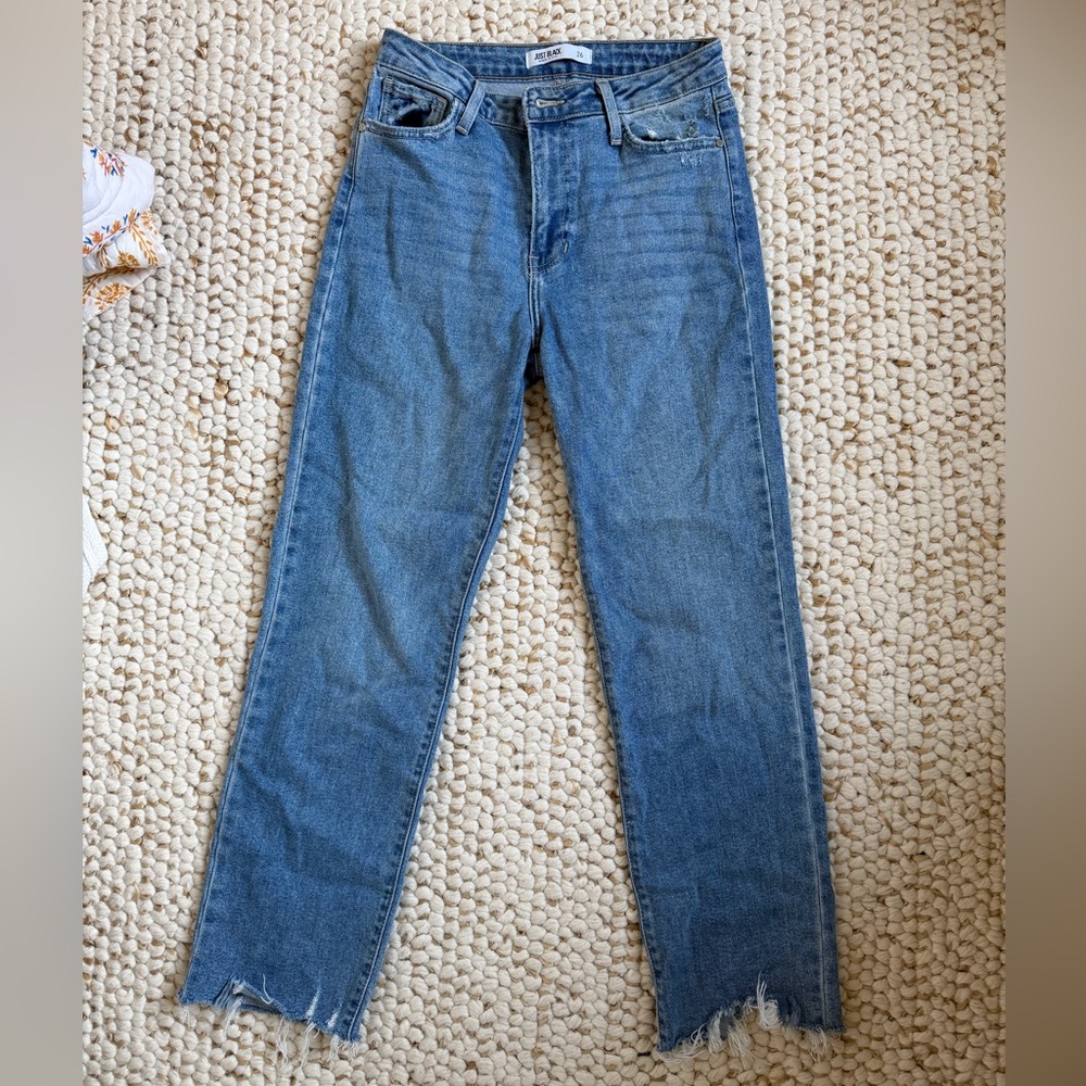 Just Black Light Blue Denim Jeans